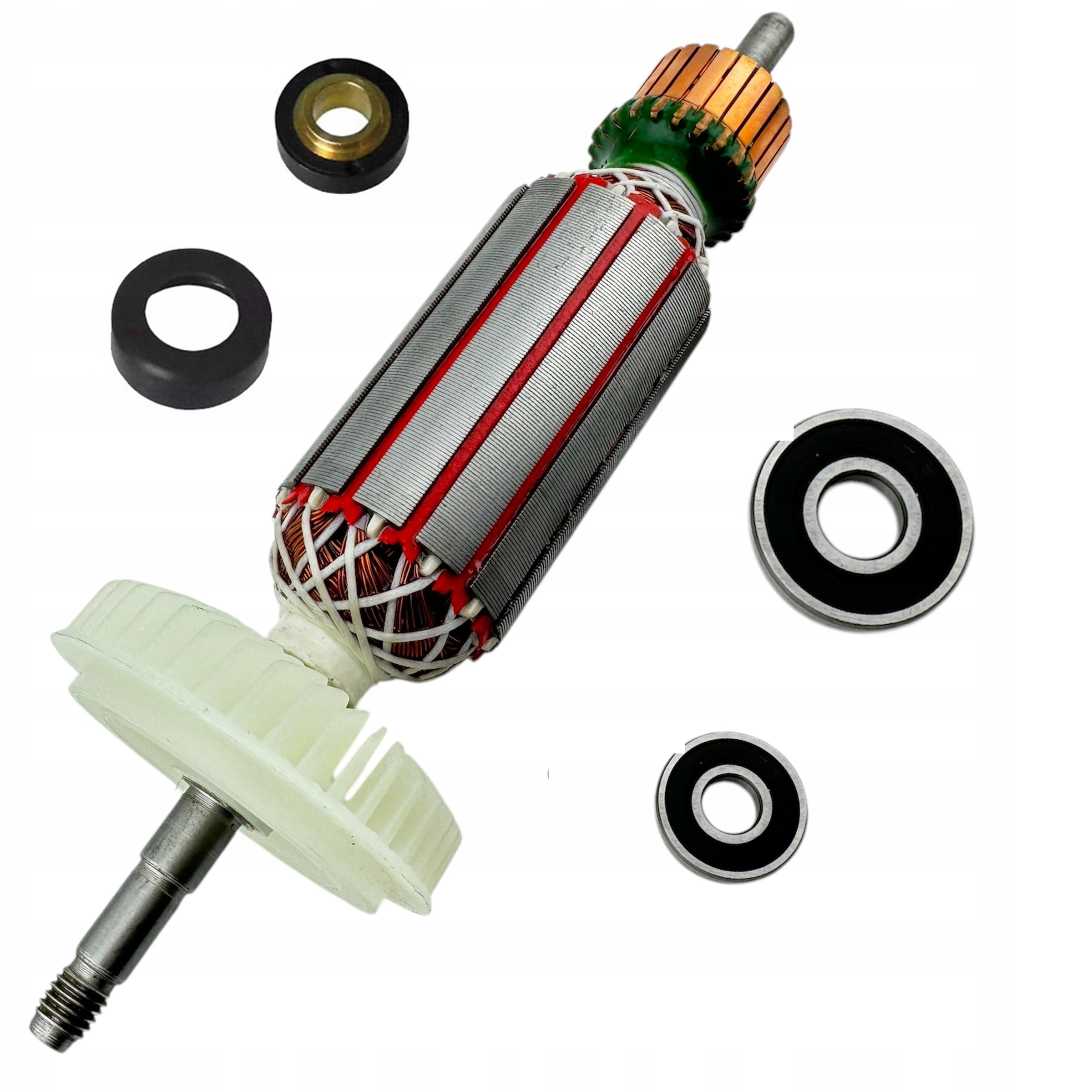 Rotor Bosch GWS15-125 GWS17-125 Cit Cip Inox ložiska tlumičů 1607000V36