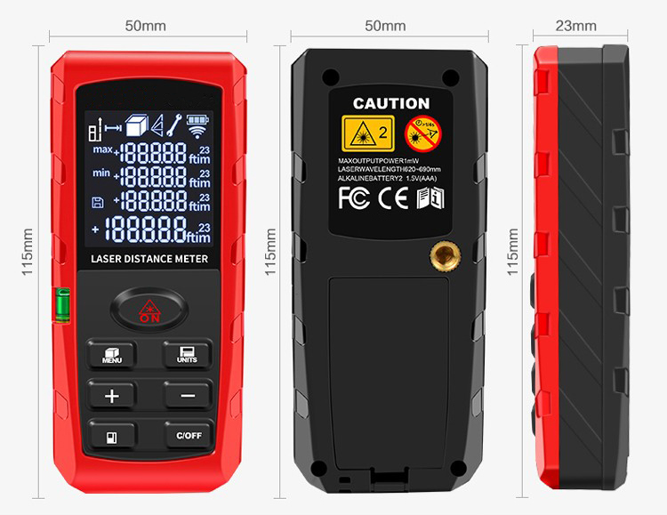 Dalmierz Majster Polska laserowy miernik odległości cyfrowy 40m Kod producenta MP-0040