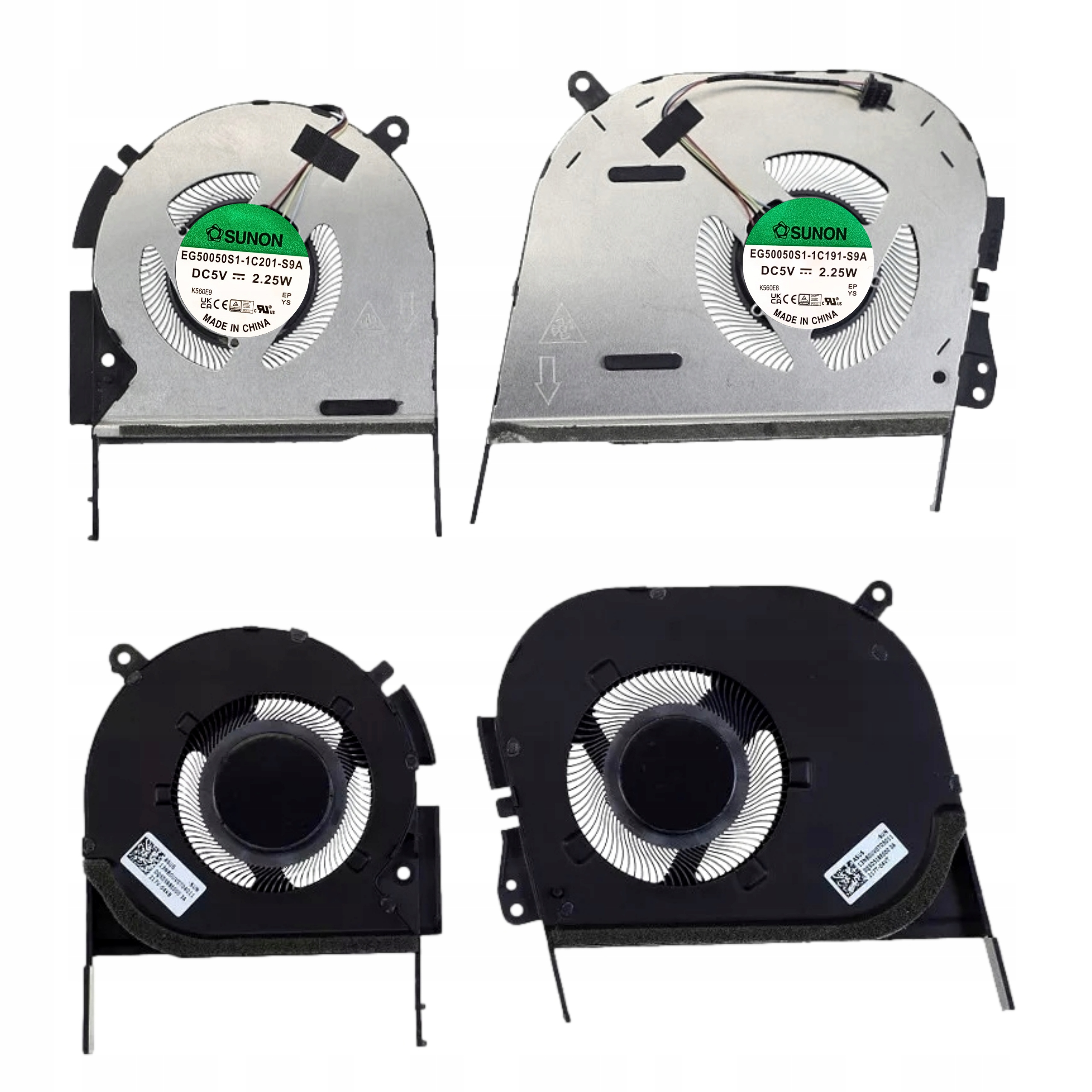 Ventilátory Asus Vivobook 16 Pro K3500 M3500 M6500 M7600 Cpu Originál Gpu