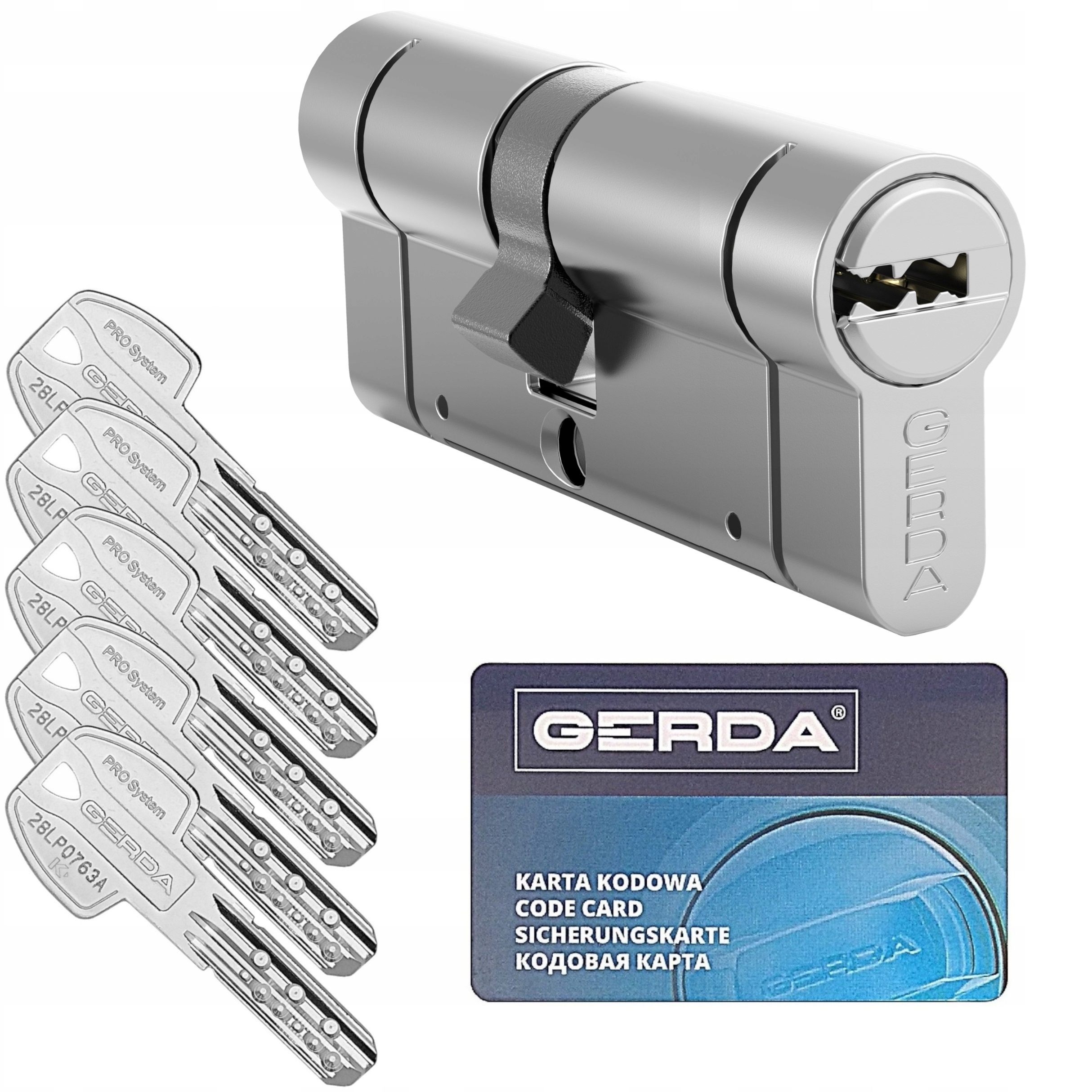 wkładka Gerda Pro System X 30/40 nikiel