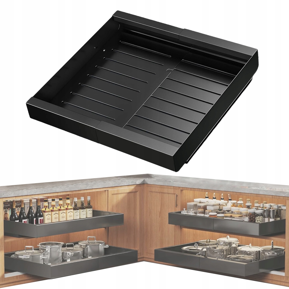 Šuplík S Nastavitelnou Výsuvnou Policí, Výsuvná Vložka Do Kuchyňské Skříňky