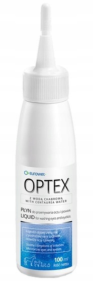 Optex – Tekutý přípravek na mytí očí a očních víček psa nebo kočky 100 ml