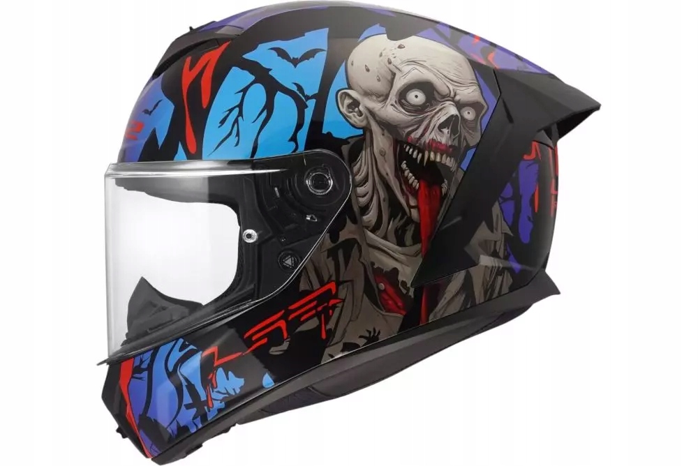 Motocyklová prilba LS2 Integrovaná Rapid III Zombie Black Red FF820