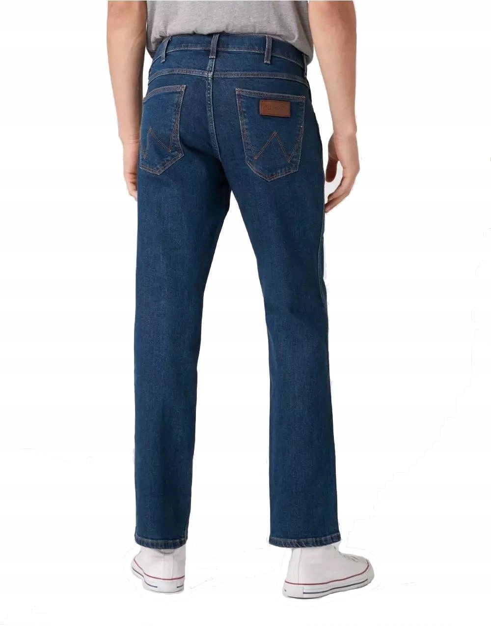 Pánské jednoduché džíny Wrangler Greensboro Darkstone W15Q23090 38/34