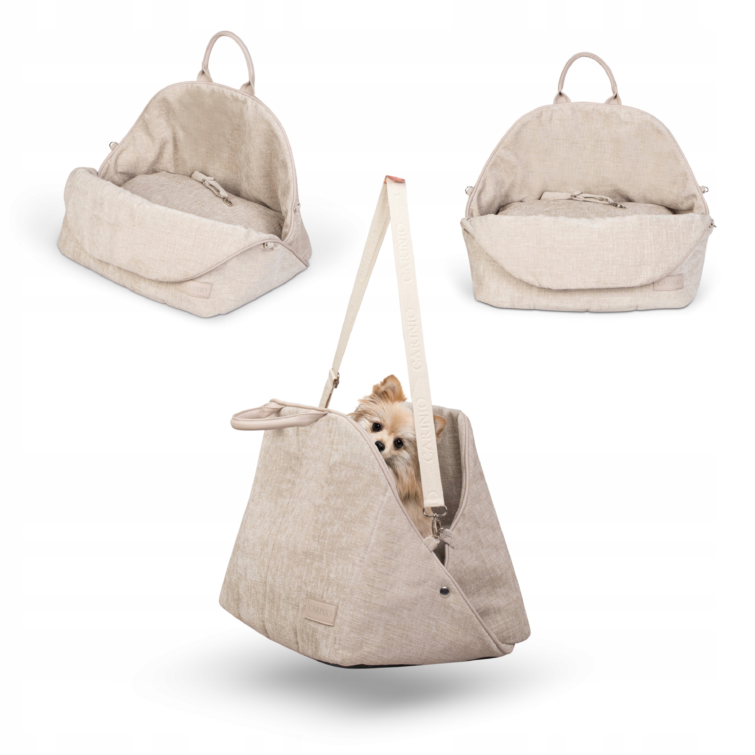 Levně Přepravní taška Pro Psa Kočku M L Amis Carinio Na procházku autem 56x36x36