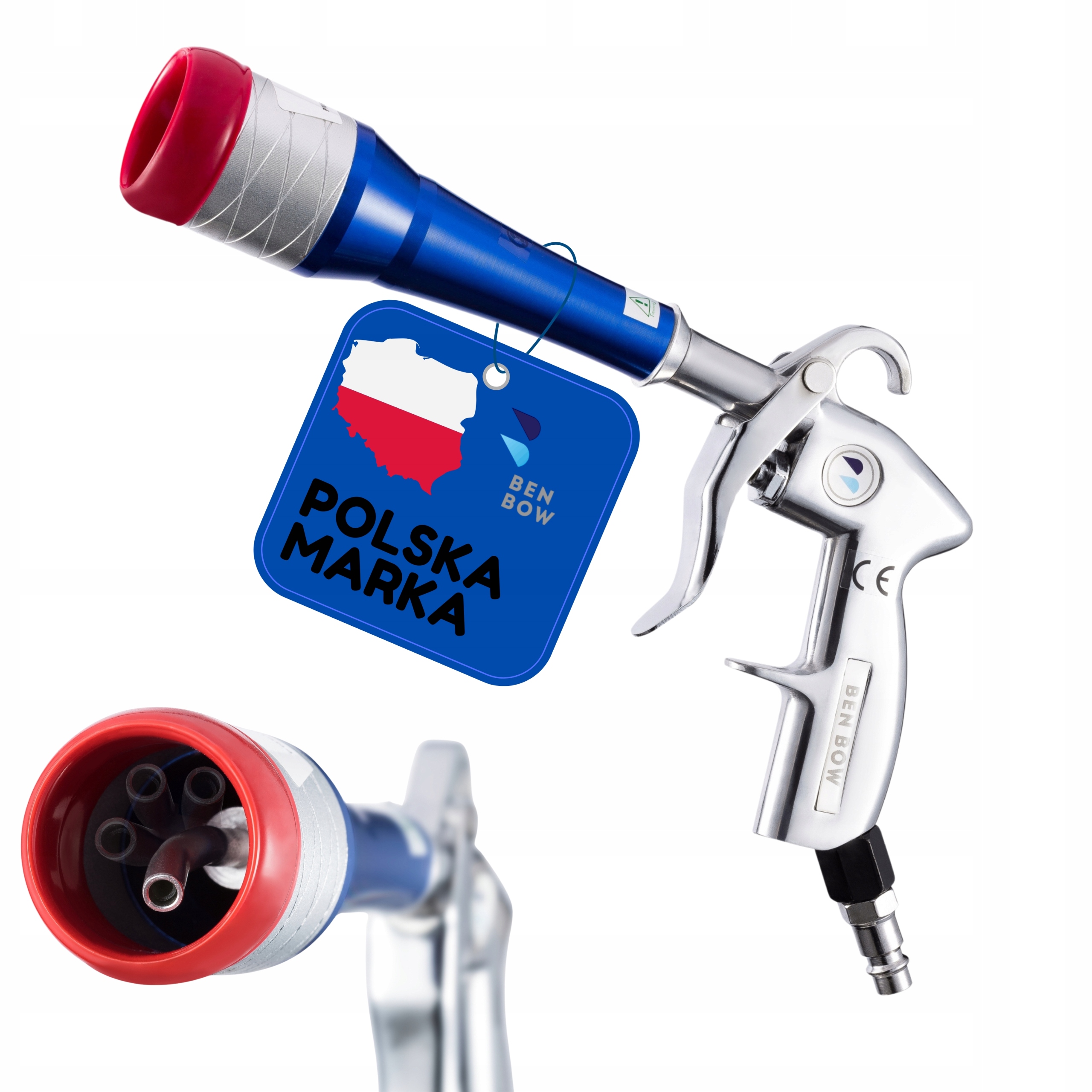 Pistolet czyszczący do tapicerki Benbow Tornado