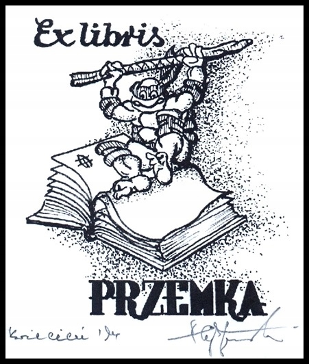 Górski Henryk 1994 Exlibris P1 Warrior Ninja Turtles Turtle 1787