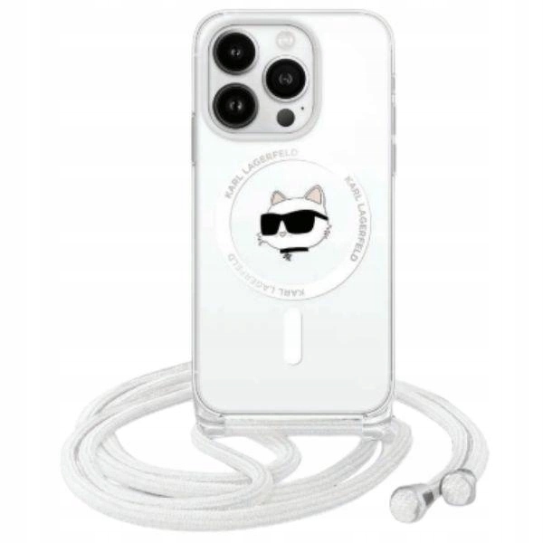 Karl Lagerfeld Pouzdro Na Telefon Hardcase Pro Iphone 16 6,1 S Hlavou Magsafe Choupette Head