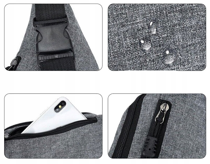 Nerka Unisex Pojemna Wodoodporna na pasku kieszeń Marka EDIBAZZAR