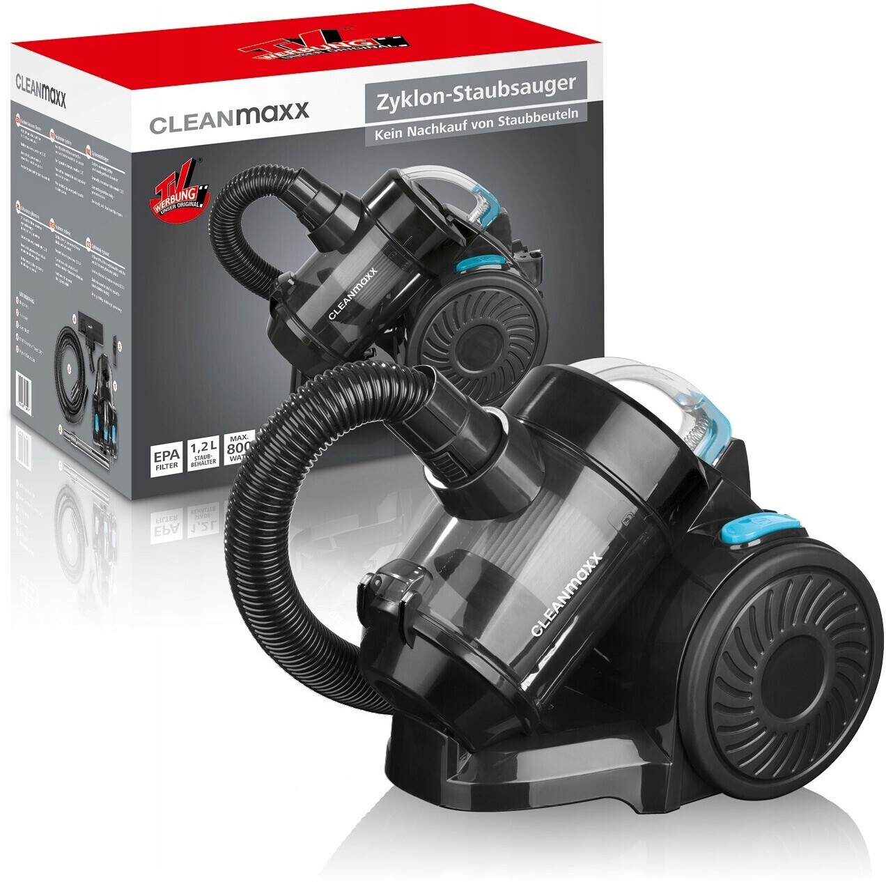 Odkurzacz bezworkowy CLEANmaxx Zyklon