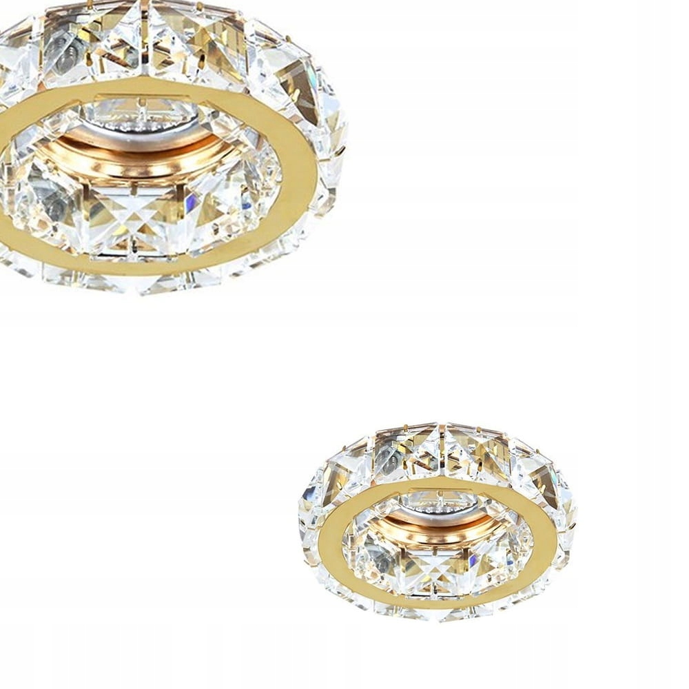 Oczko sufitowe kryształowe Ester 1 Gold AZ1450 AZzardo