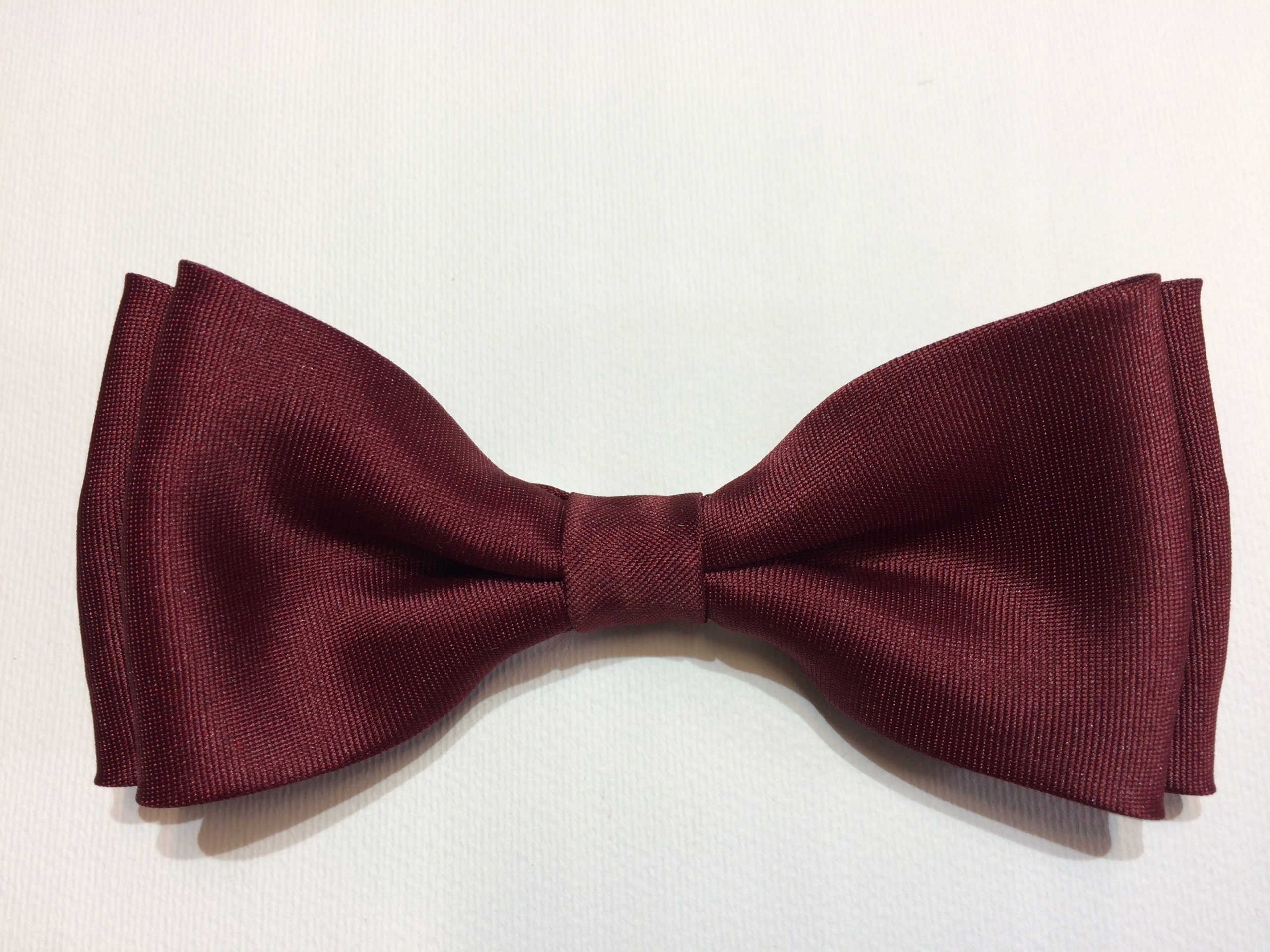 

Bordowa Klasyczna Mucha Muszka Matowa Business !!!