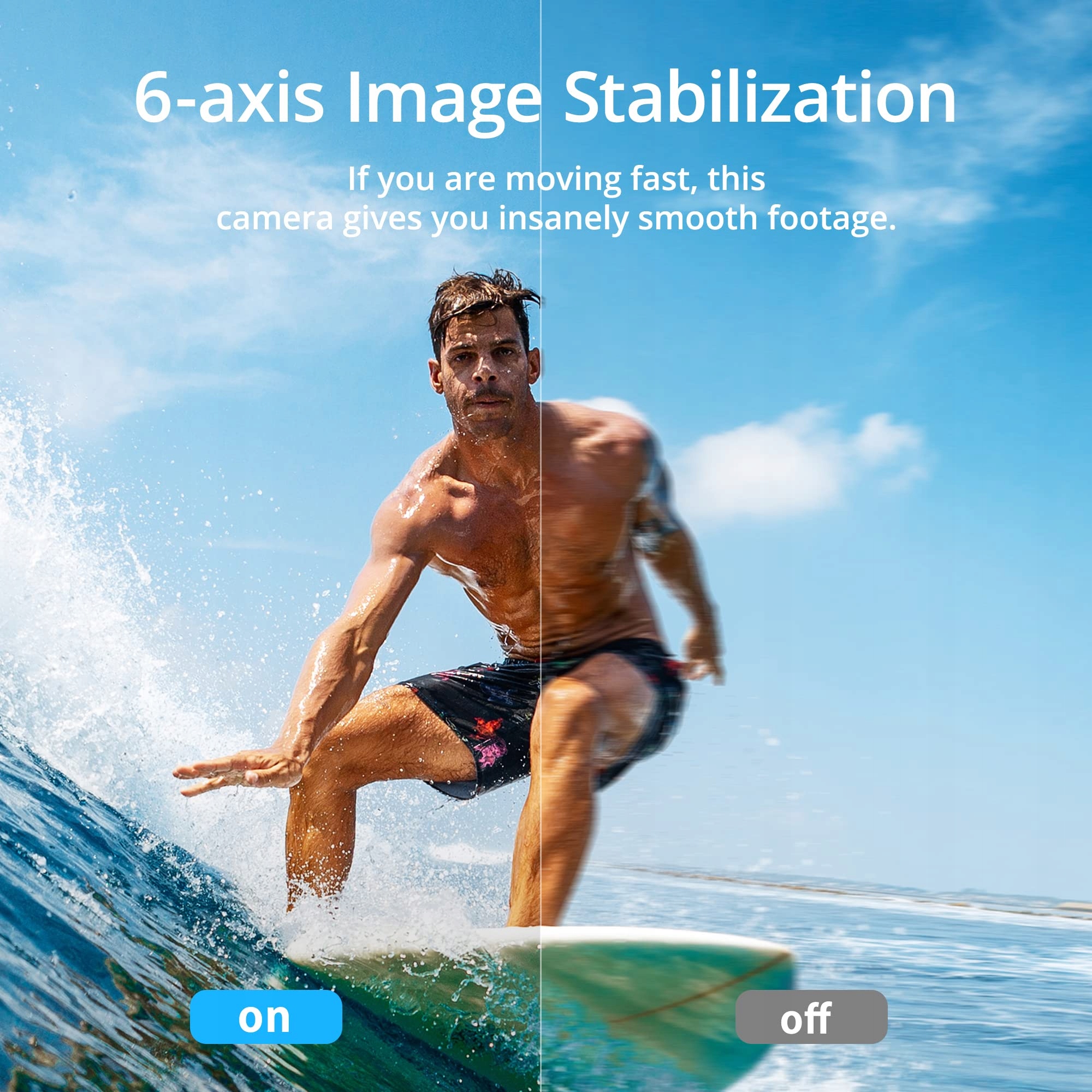 AKASO Brave 7 4K 30FPS 20MP WiFi Waterproof IPX8 EIS 2x1350mAh — miniatura 5