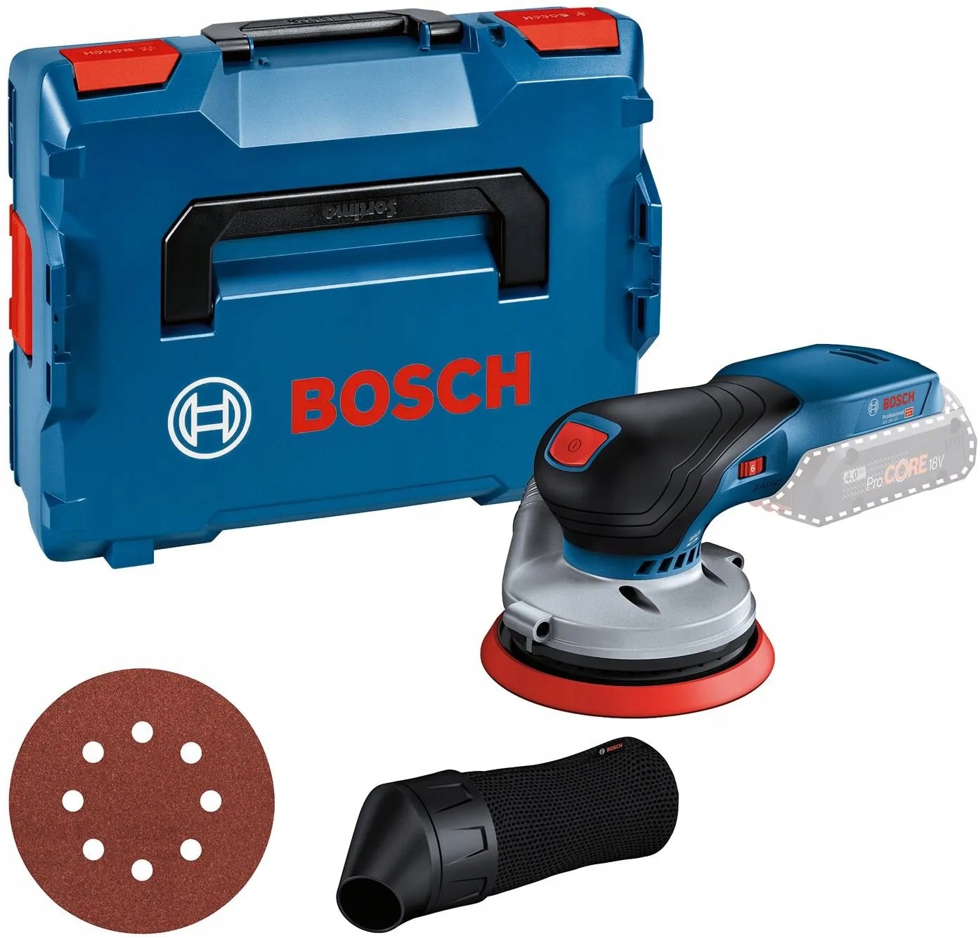 Szlifierka mimośrodowa akumulatorowa Bosch Gex 18V-125 125mm L-boxx