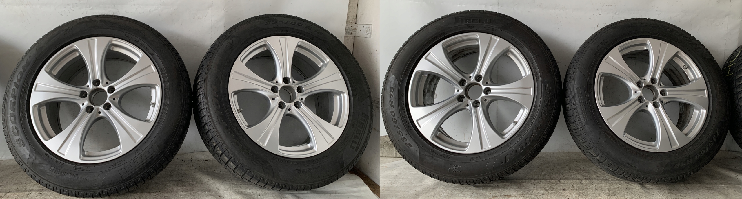 wheels disc 18'' 8J ET38 GLC A2534010800 TPMS 5X112