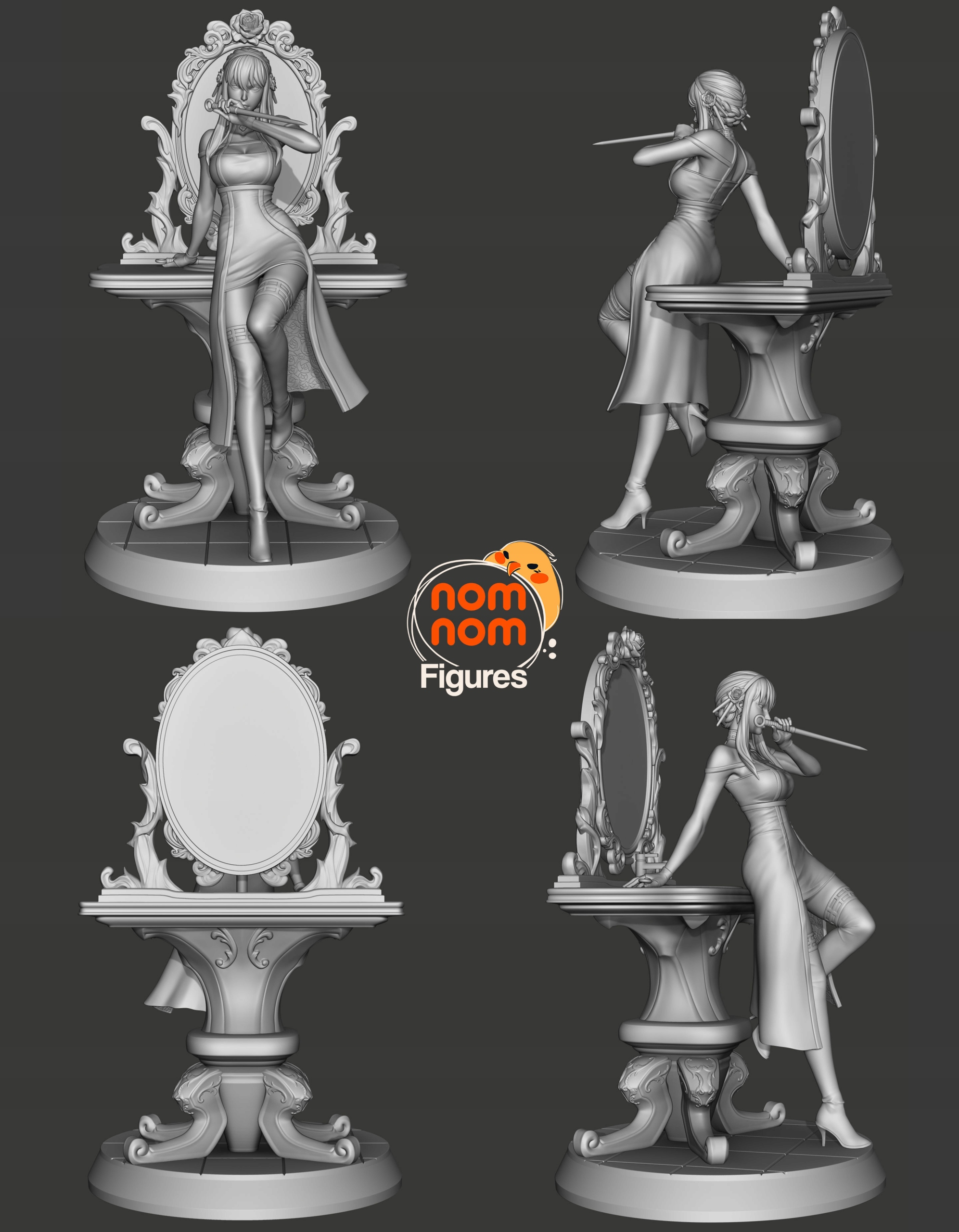 Figurka Yor Forger Spy x Family NomNom Figures 3D tisk 16K Dárek