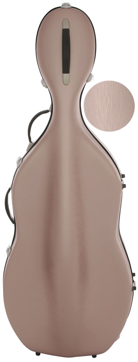 Violoncellové pouzdro 4/4 M-case Steel Effect Perl
