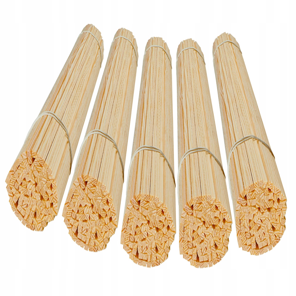 Patyczki do waty cukrowej Szorstkie 28 cm – 500 szt Kwadratowe Patyki