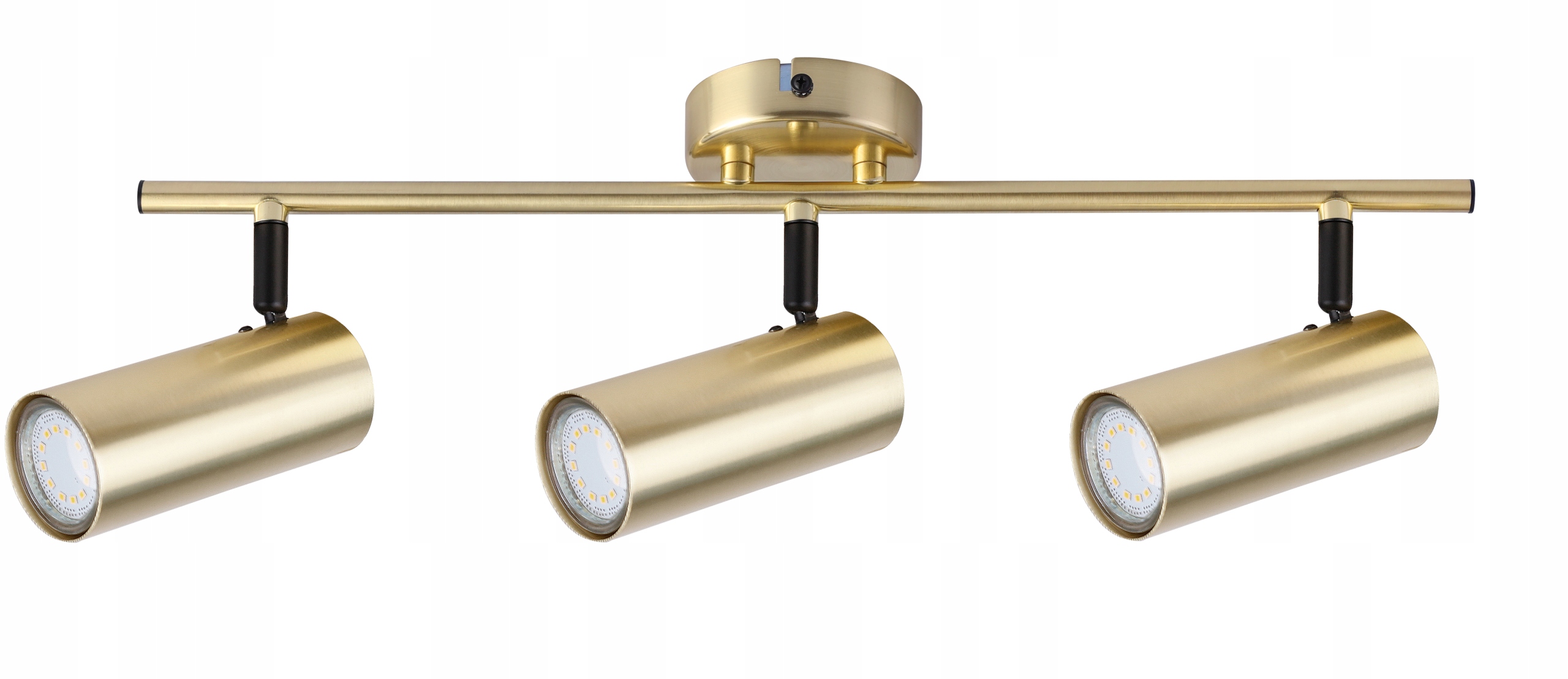 Stropní Svítidlo Lišta Stínidla Tuby Mosaz 3XGU10