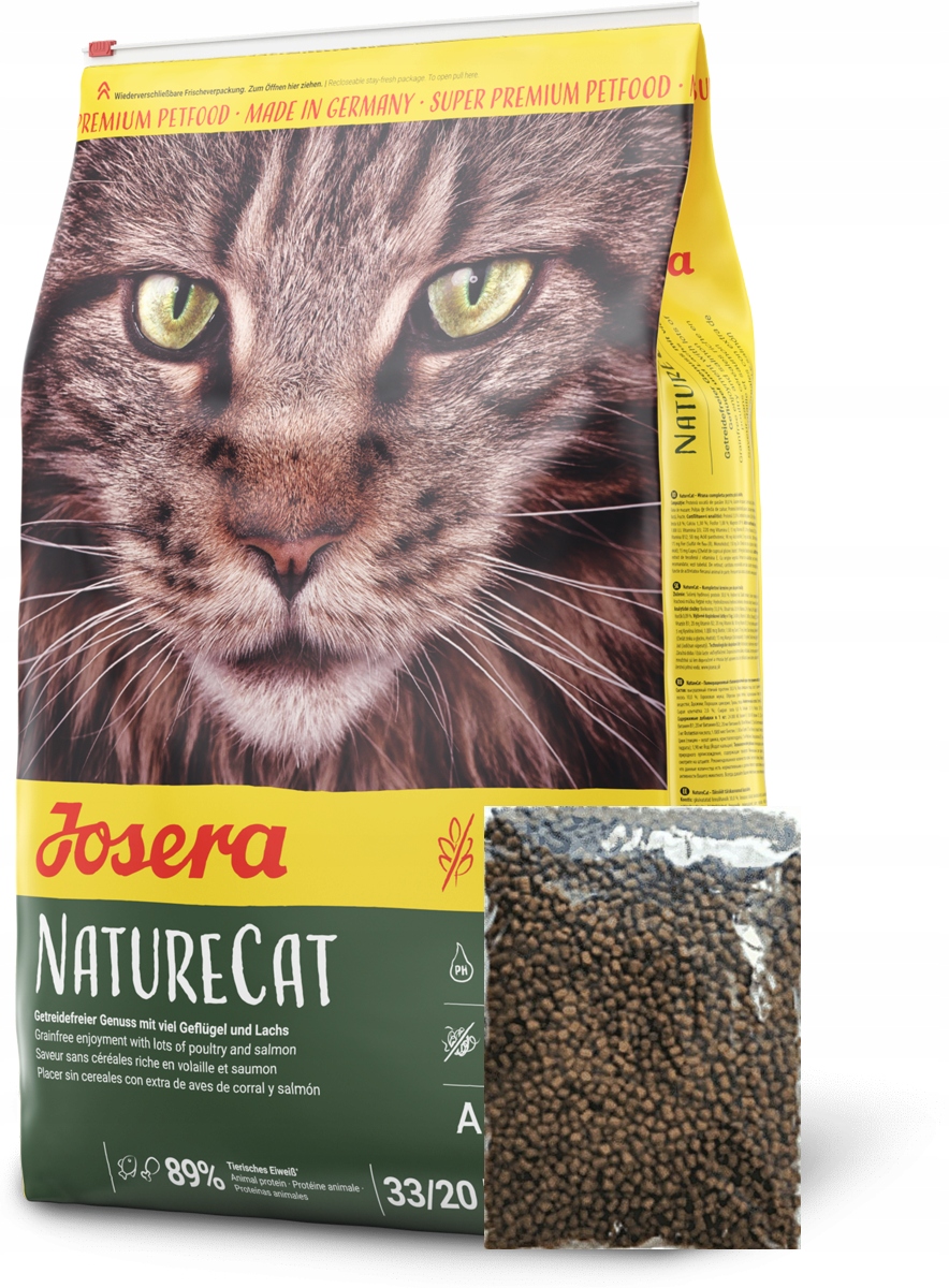 JOSERA Nature Cat 2kg bezzbożowa - na wagę