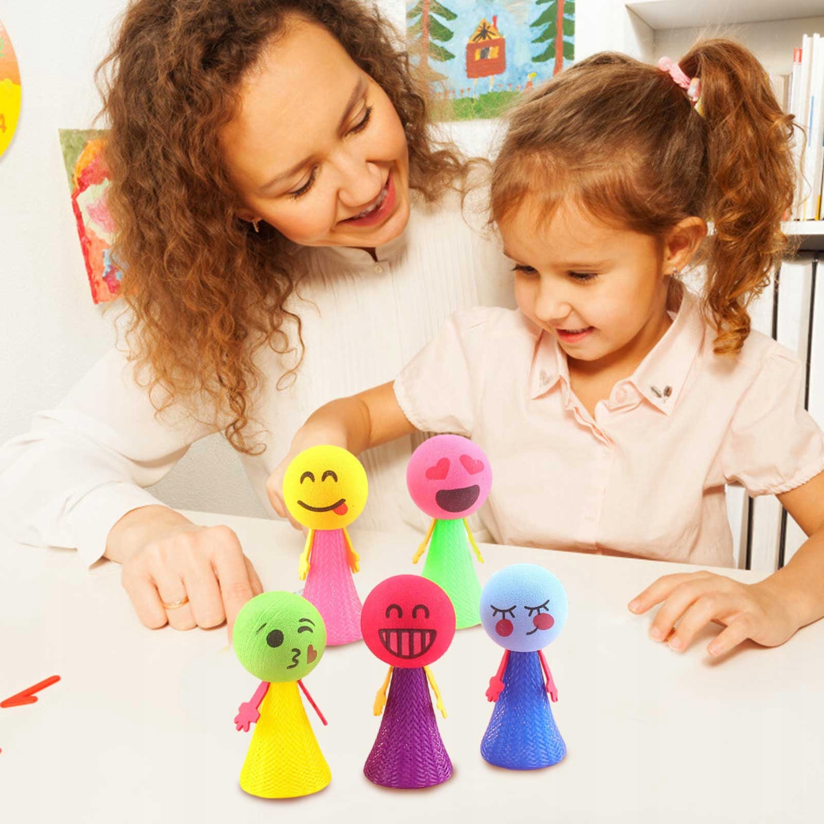 Zabawka skacząca pop it fly TOYS skoczek gra ELF Kolor wielokolorowy