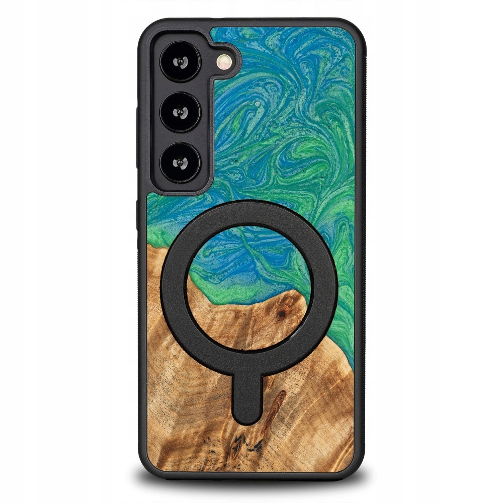 Pouzdro Bewood Unique pro Samsung Galaxy S23 Neons Tokyo s MagSafe