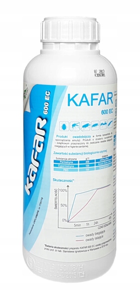 Płyn na karaluchy kleszcze komary mrówki muchy pluskwy Asplant 1kg 1000ml