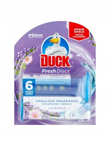 Levně 2x Duck Gelový kroužek a aplikátor na toaletu Levandule