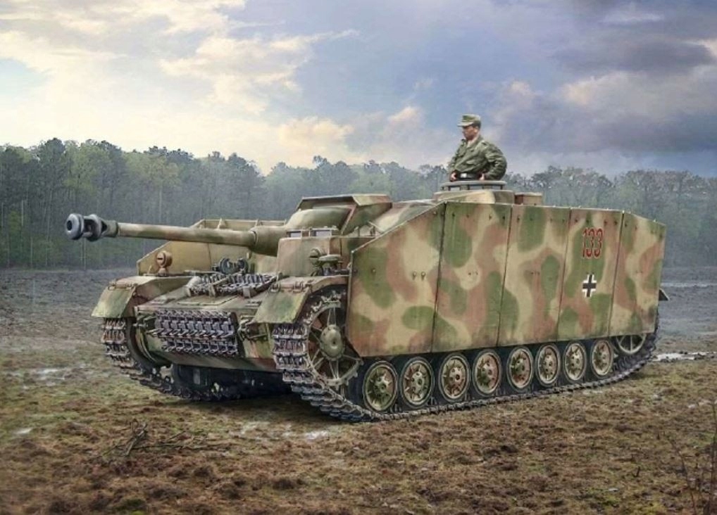 Model ke slepení Sd.Kfz.167 Sturm geschutz IV 1