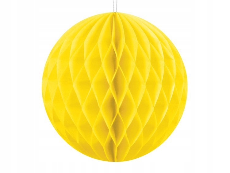 

Kule Bibułowe na Urodziny 30cm Żółte Dekoracja