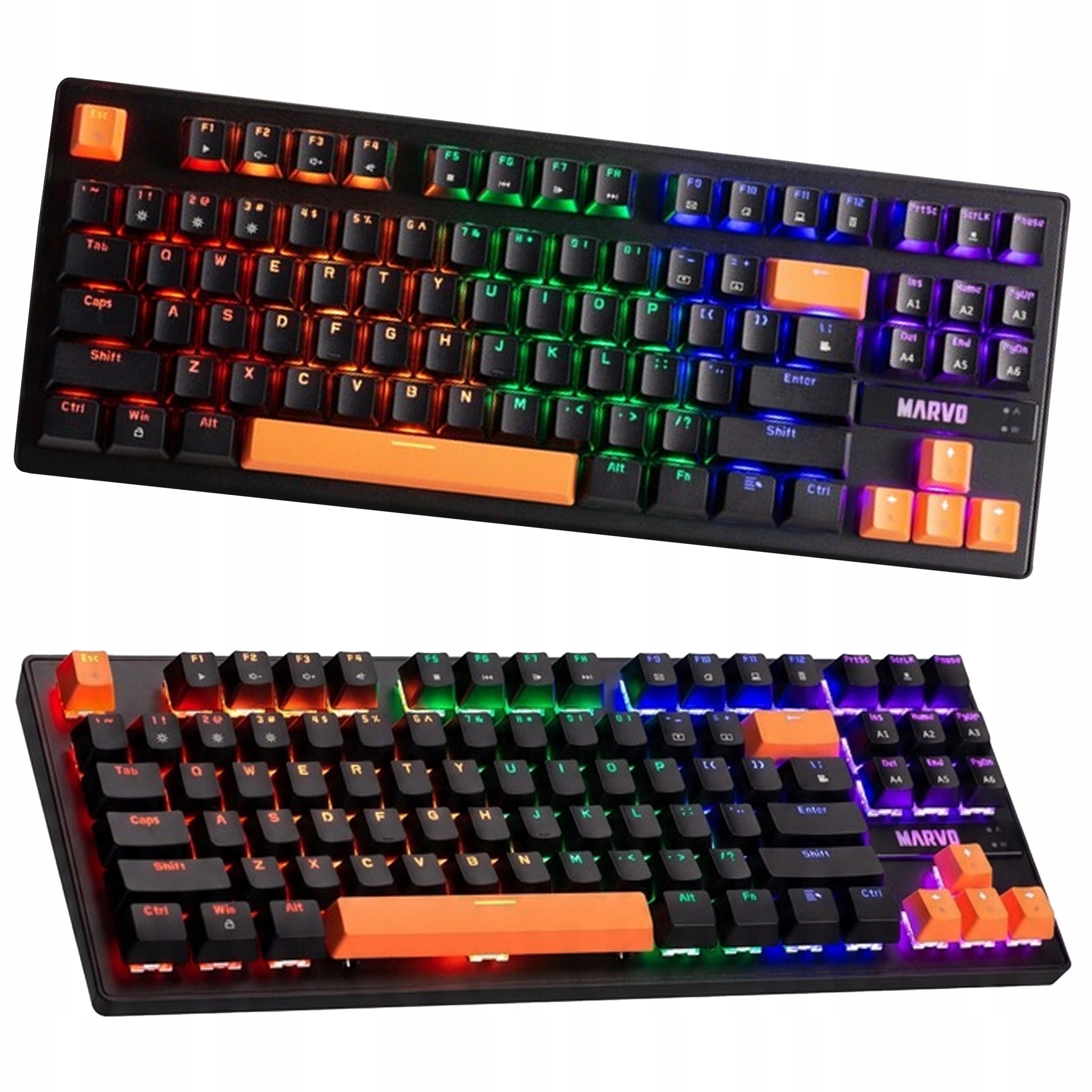 Klawiatura Mechaniczna Krone 87 Rgb Gaming anty-ghosting KG901c