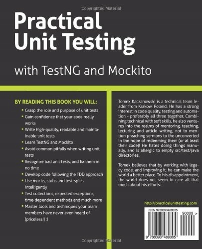 Practical Unit Testing with TestNG and Mockito. Kaczanowski [ENG][stan db-] ISBN 9788393489305