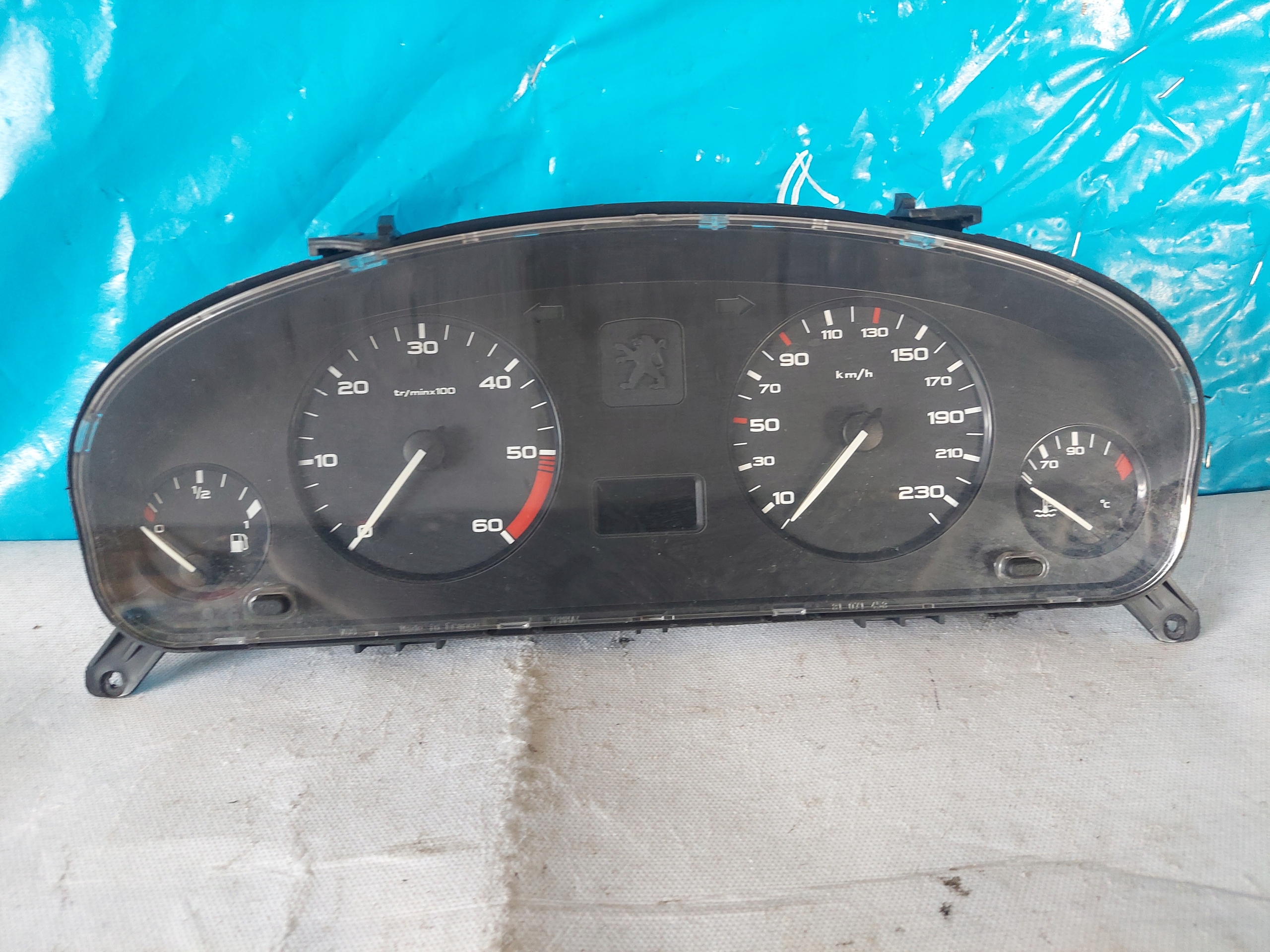 dials clock PEUGEOT 406 2.0 HDI 9630372780
