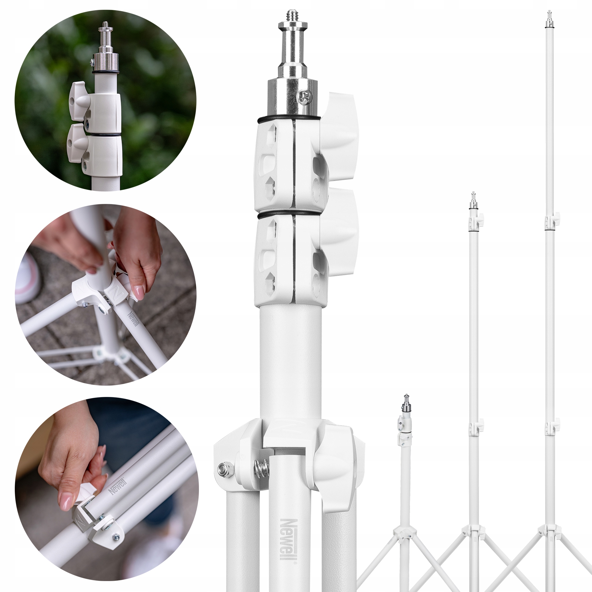 Osvětlovací stativ Newell Taranis 200 cm bílý Pouze Kurýrem!!!!!