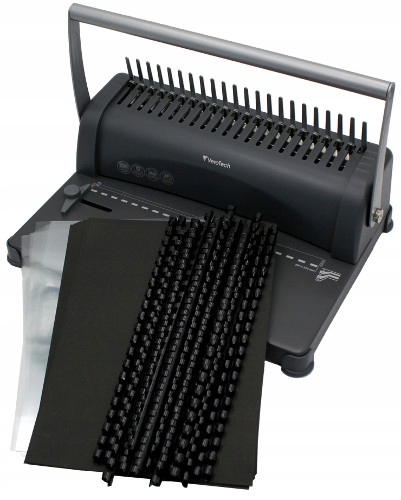 Profesjonalna bindownica Verotech VB-120 + czterootworowy dziurkacz +zestaw Marka Verotech