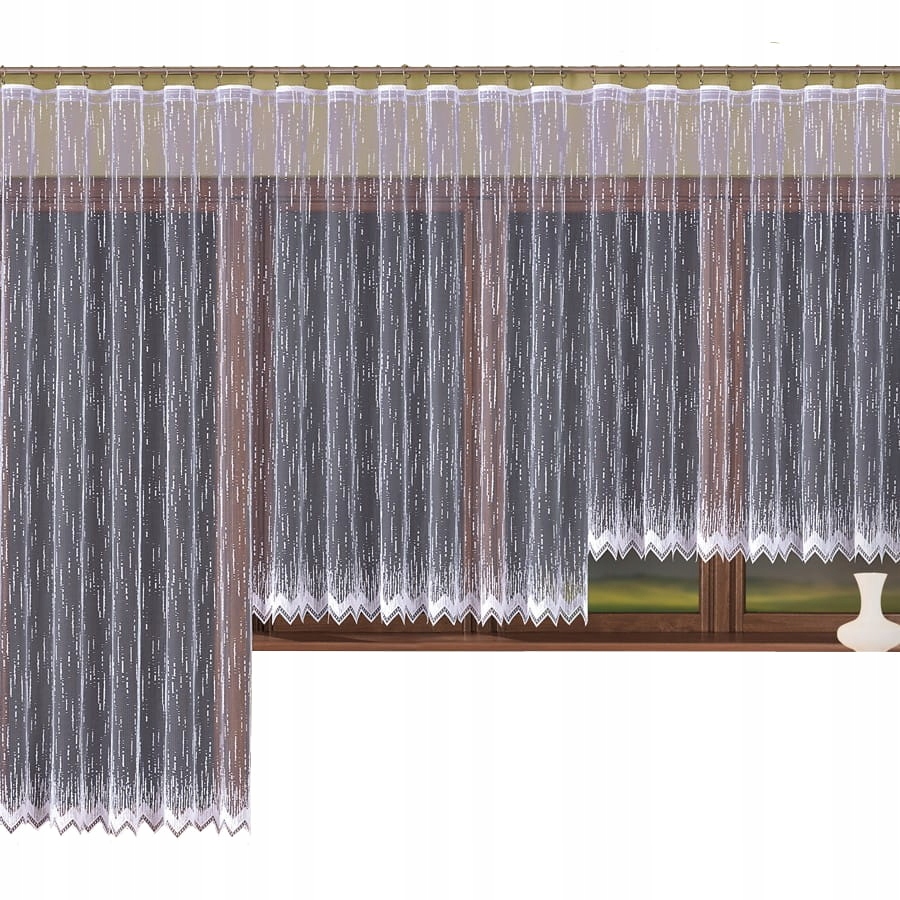 

Firana na metry 160 Firany żakardowe Biała