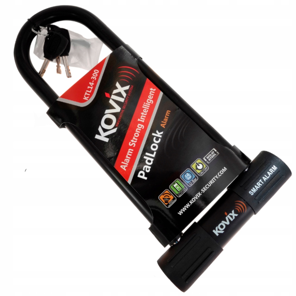 

Blokada do roweru skutera motoru U-Lock Kovix 30cm