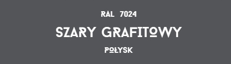 RAFIL RADACH FARBA SZARY GRAFITOWY POŁYSK 10L Kod producenta RAL7024
