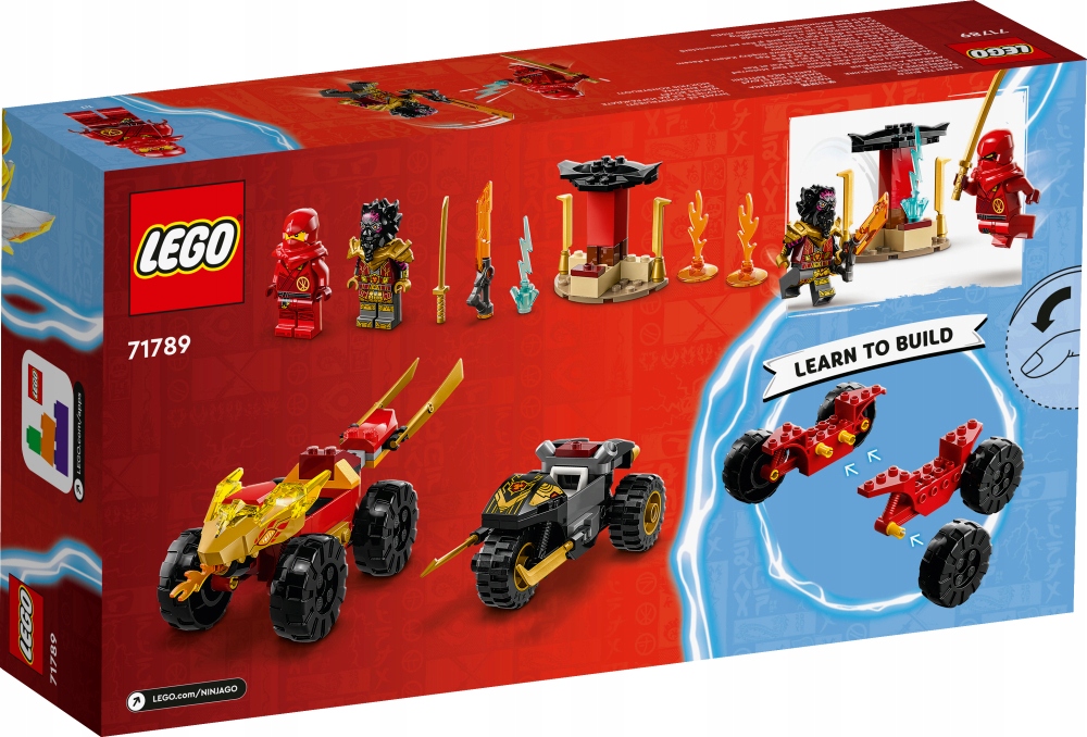 LEGO NINJAGO 71789 Bitwa samochodowo-motocyklowa m Marka LEGO