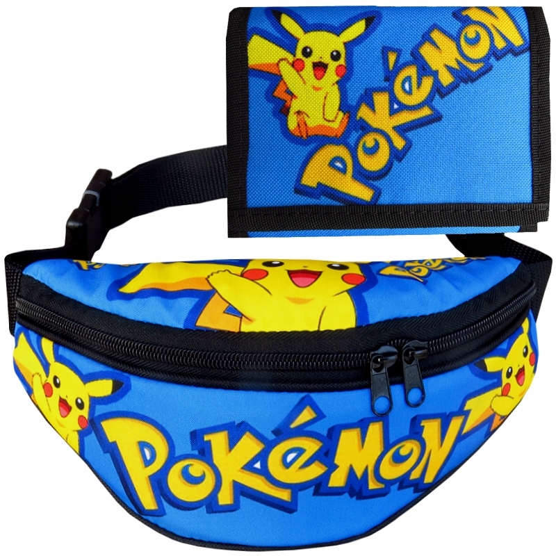 

Komplet Portfel Nerka Pokemon saszetki Pikachu