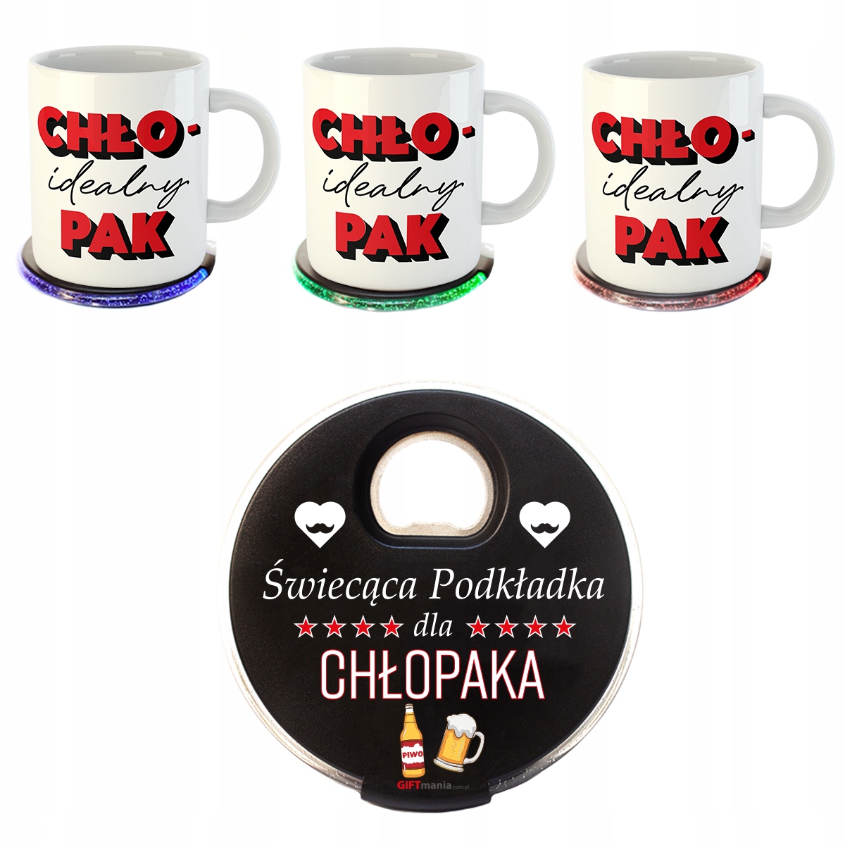 

Świecąca Podkładka Dla Chłopaka (Czarna)