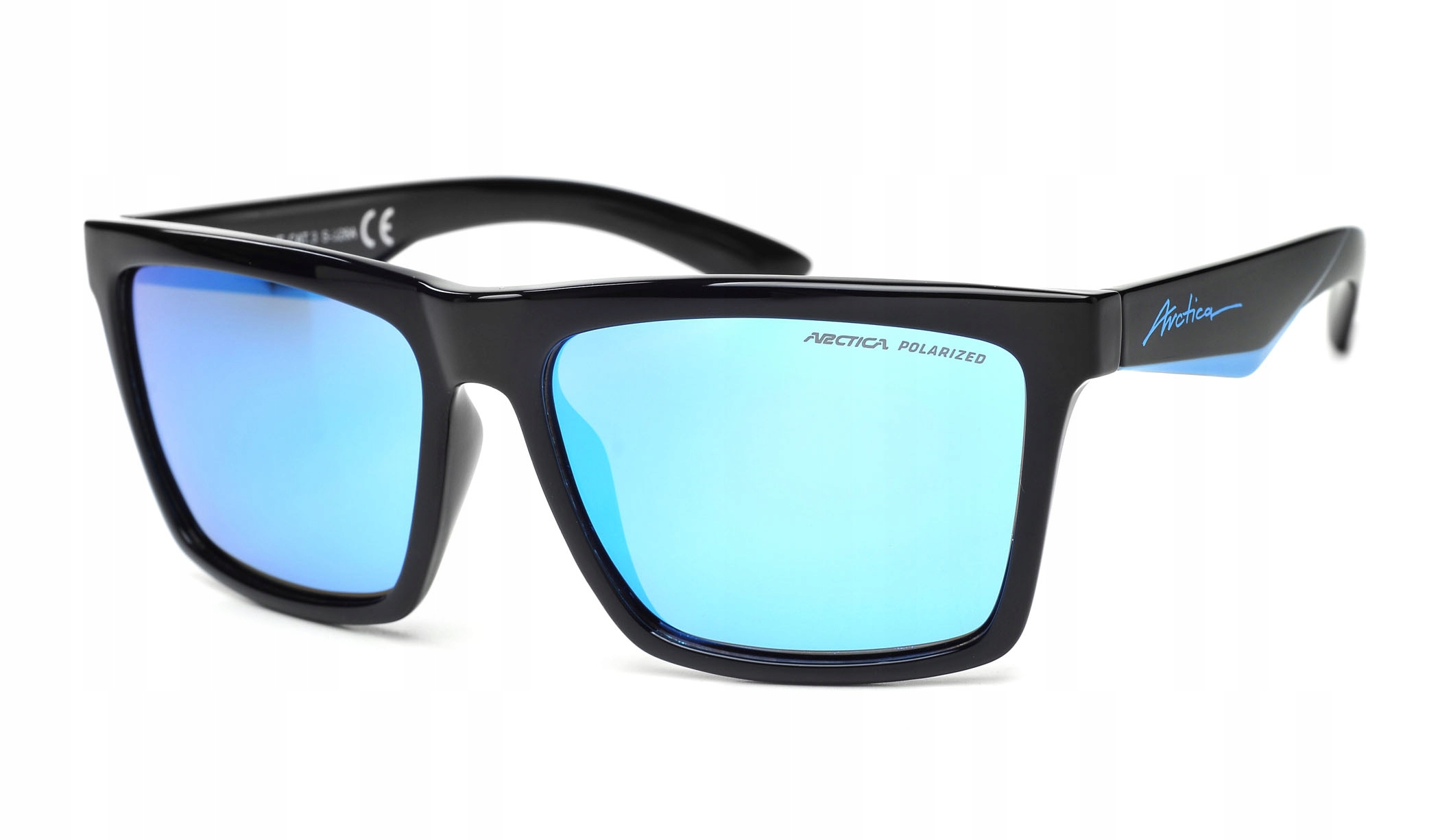 Okulary Arctica S-328A polaryzacyjne lustrzane Revo UV400 do auta nerdy