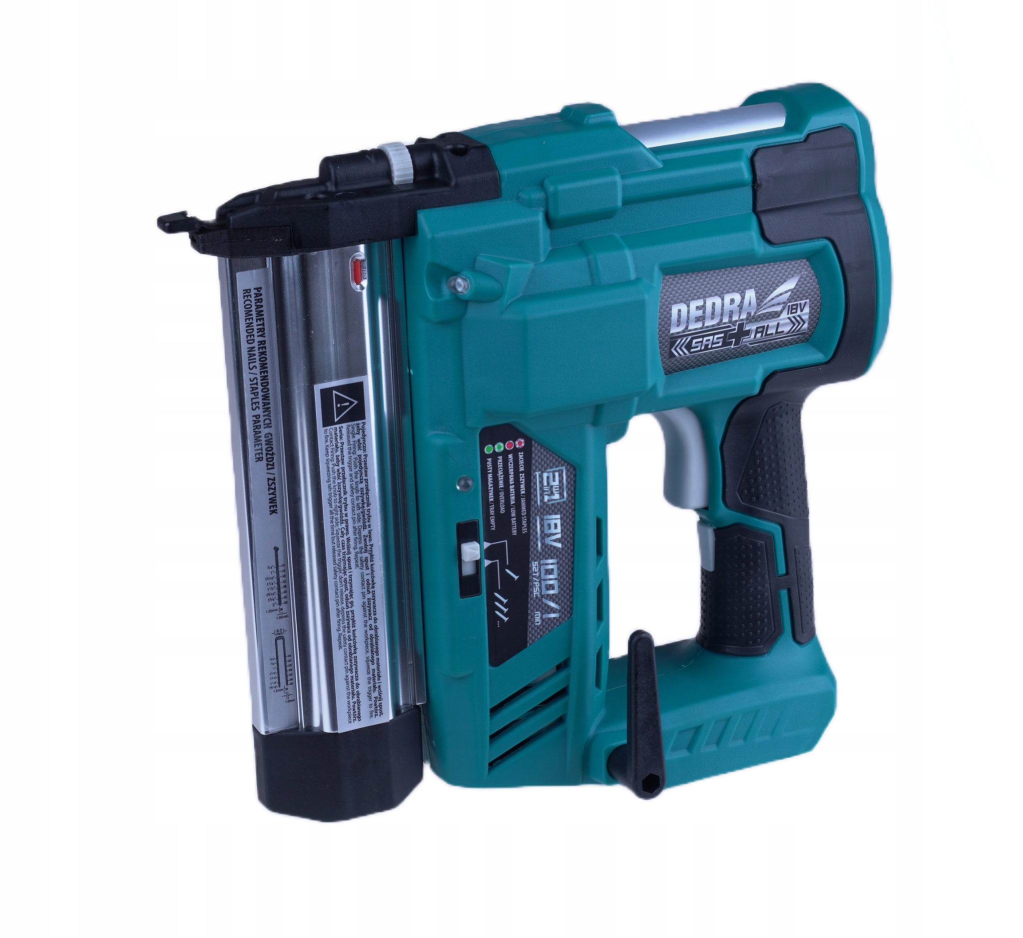 Dedra DED7053 Gwoździarka/zszywacz aku SAS+ 4Ah Napięcie (V) 18 V