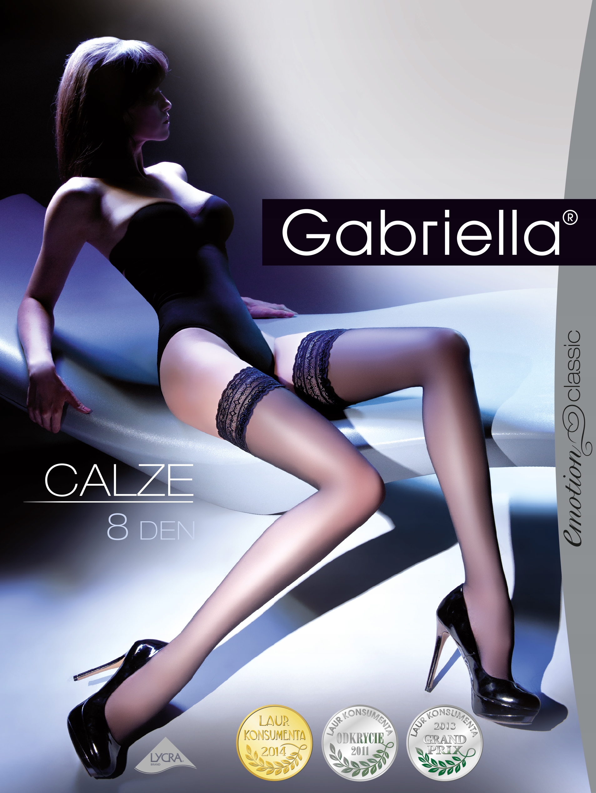 

Pończochy Gabriella Calze Classic 8 den 3/4
