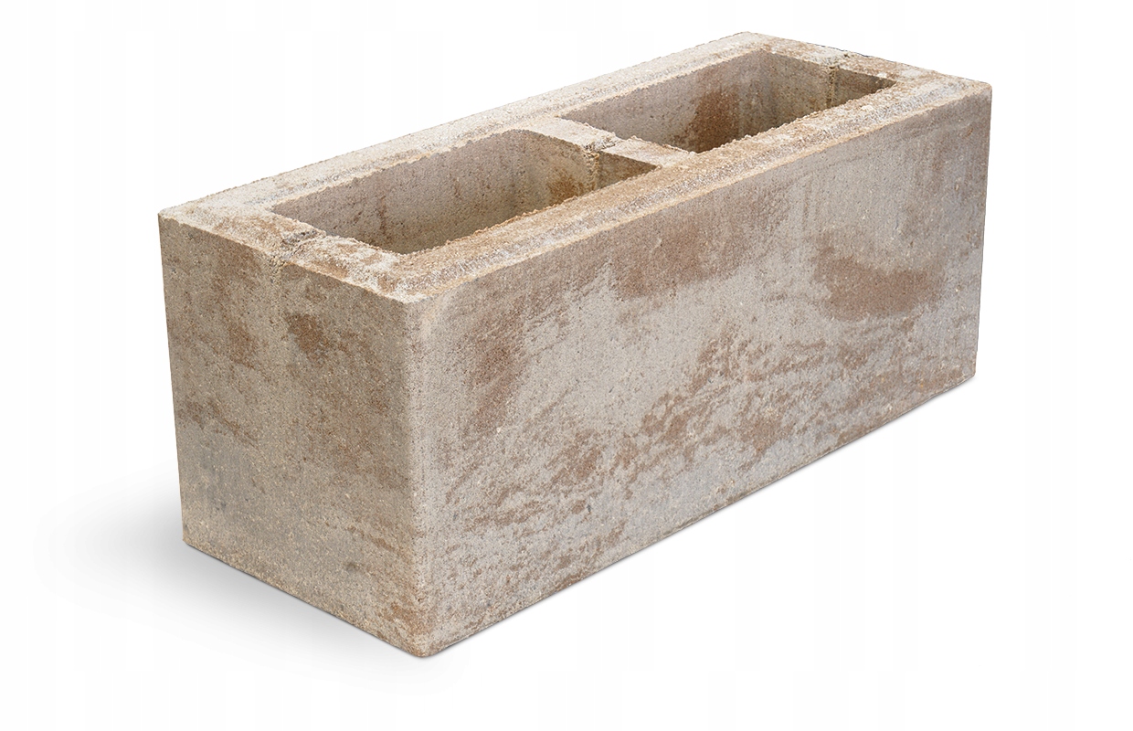 Bloczki ogrodzeniowe modułowe gładkie MOKA PLAIN