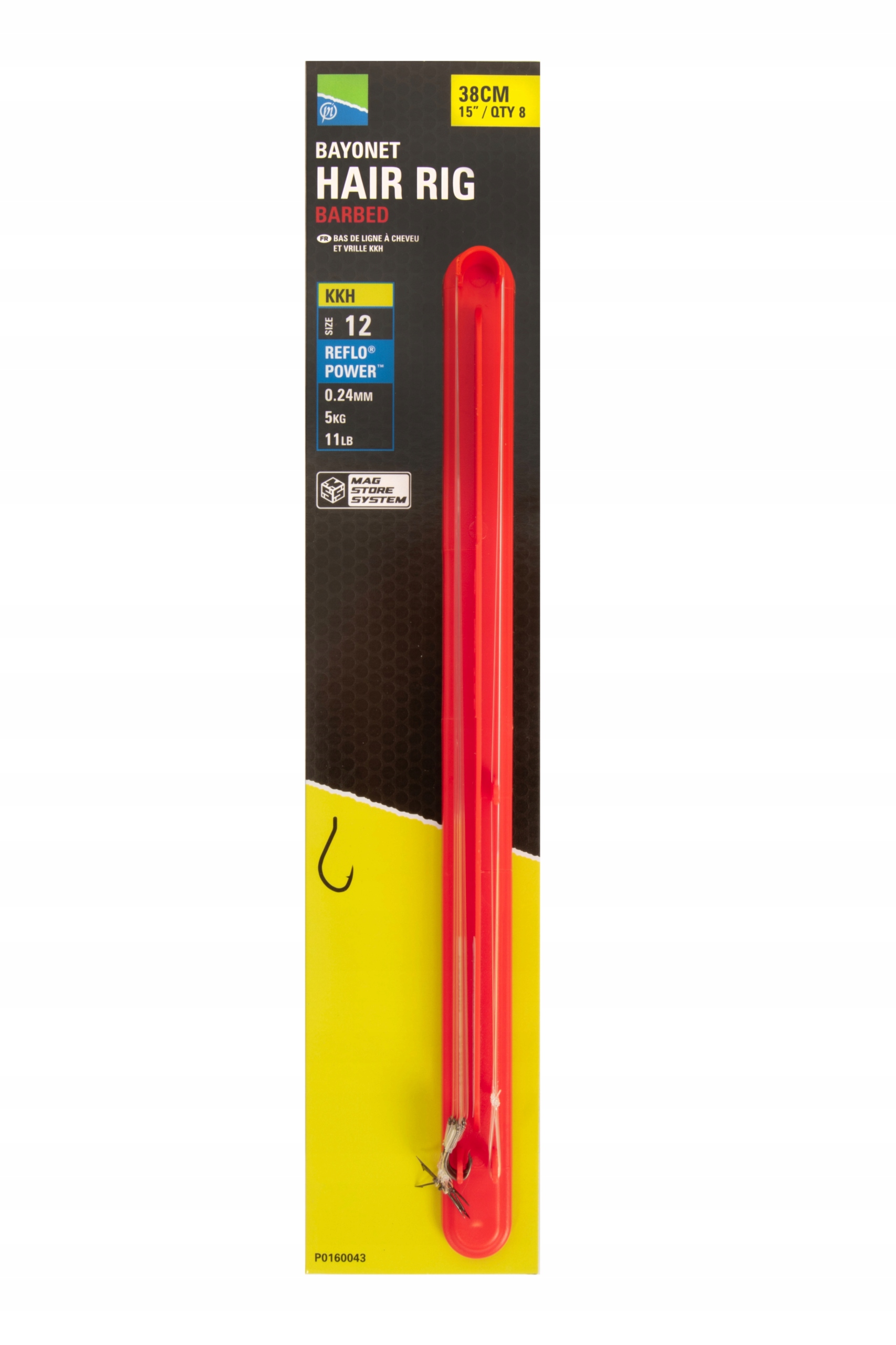 Preston Zestaw Przyponów z igłą Kkh 38cm/14/0,21mm Byonet