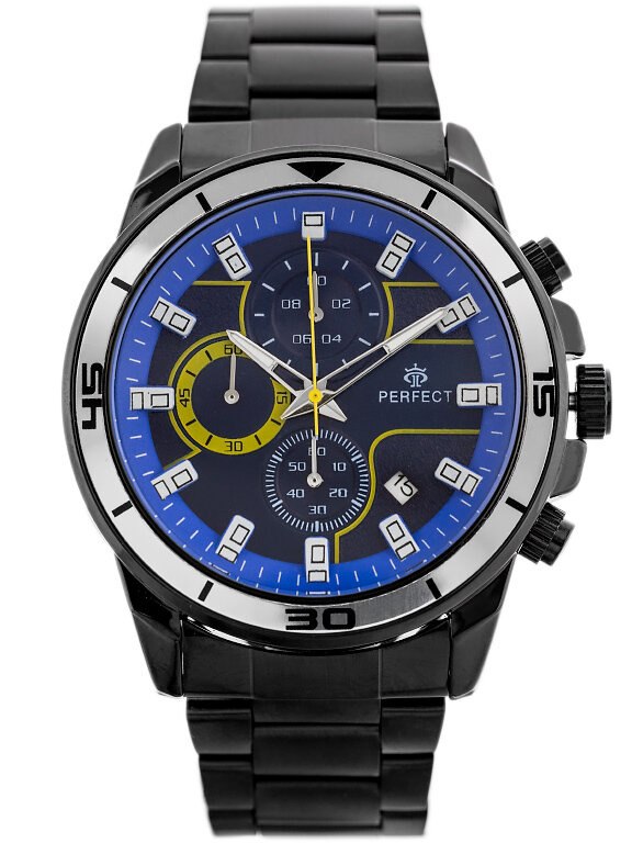 Pánské Hodinky Perfect CH02M Chronograf (zp356f) Box