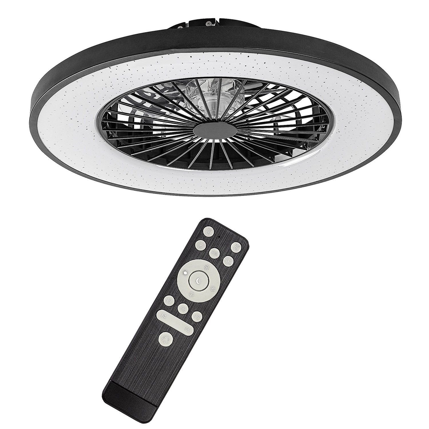Stropná lampa s ventilátorom Led ventilátor 72 W s diaľkovým ovládaním DALFON2 7