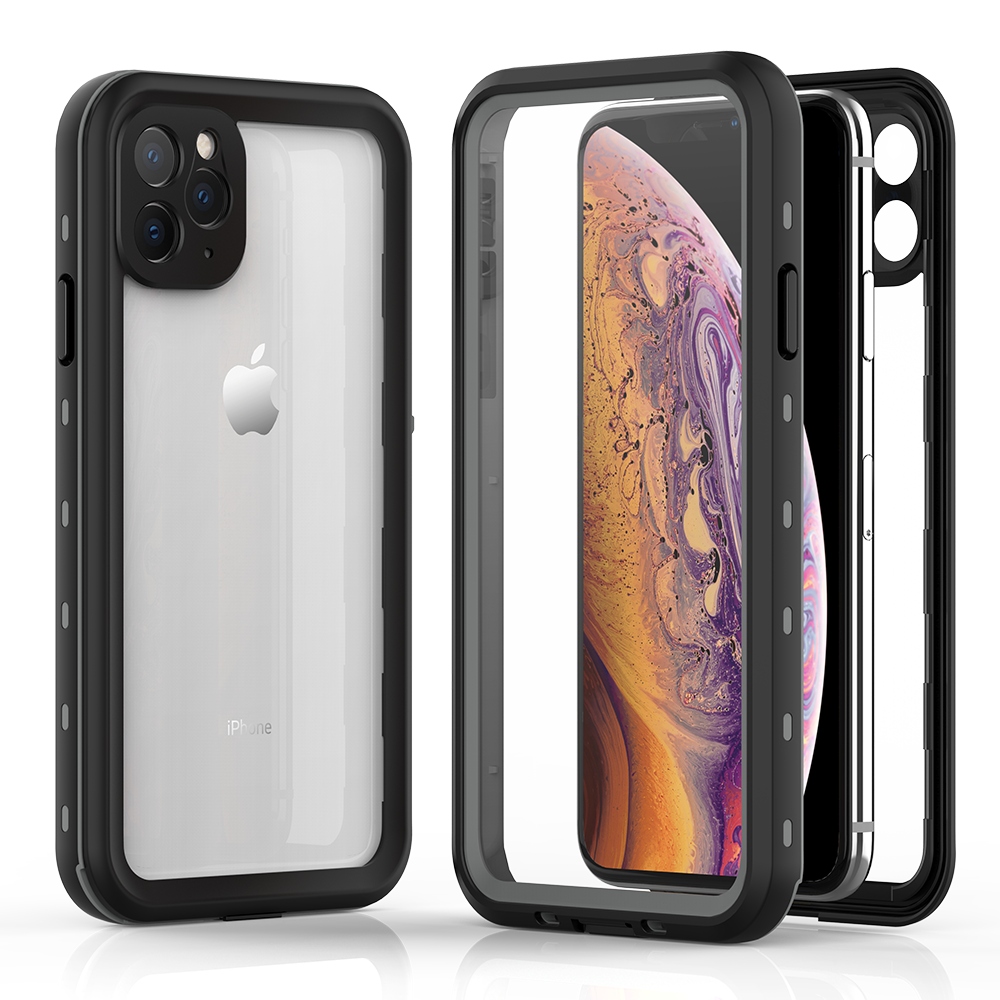 Pancerne Etui 360° Wodoodporne Wytrzymała Obudowa do Iphone 11 Pro Max IP68