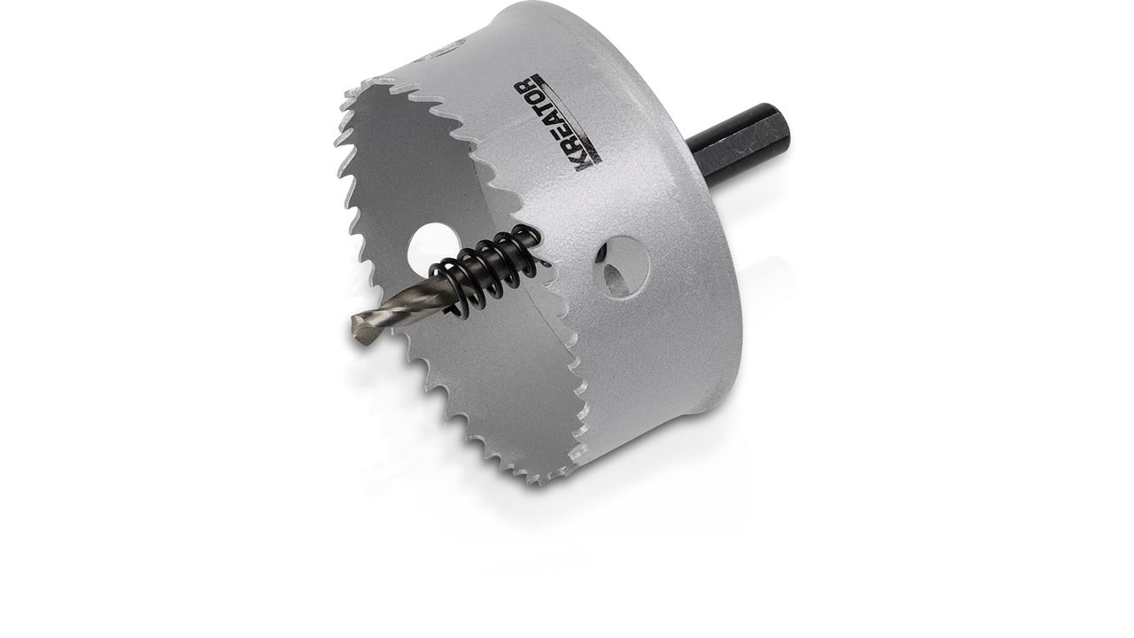 Otwornica Bi-metalowa 76mm Z Wiertłem I Uchwytem Kreator